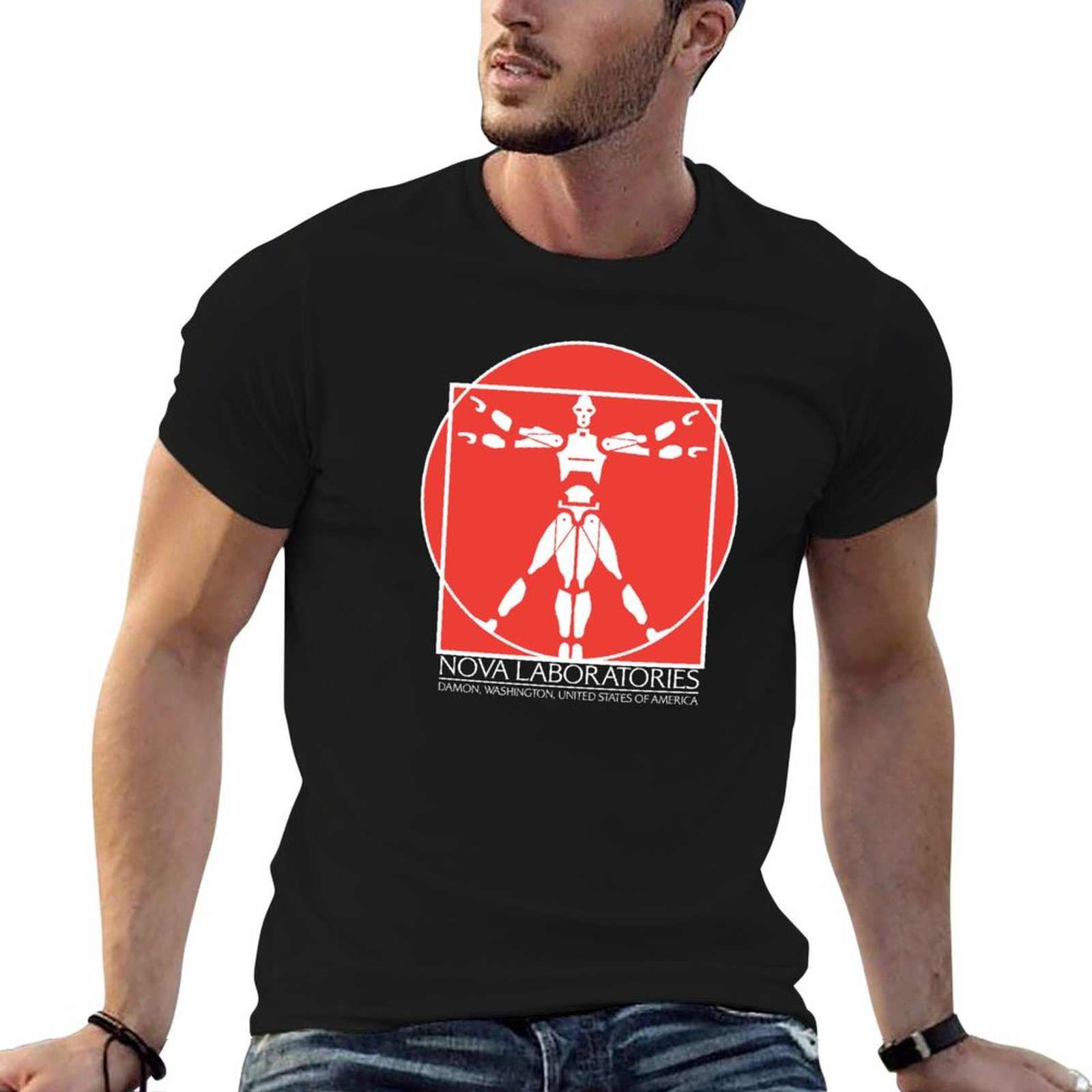 Men'S Fashion Nova - Nova Laboratories Text 02 Tシャツ ファッション