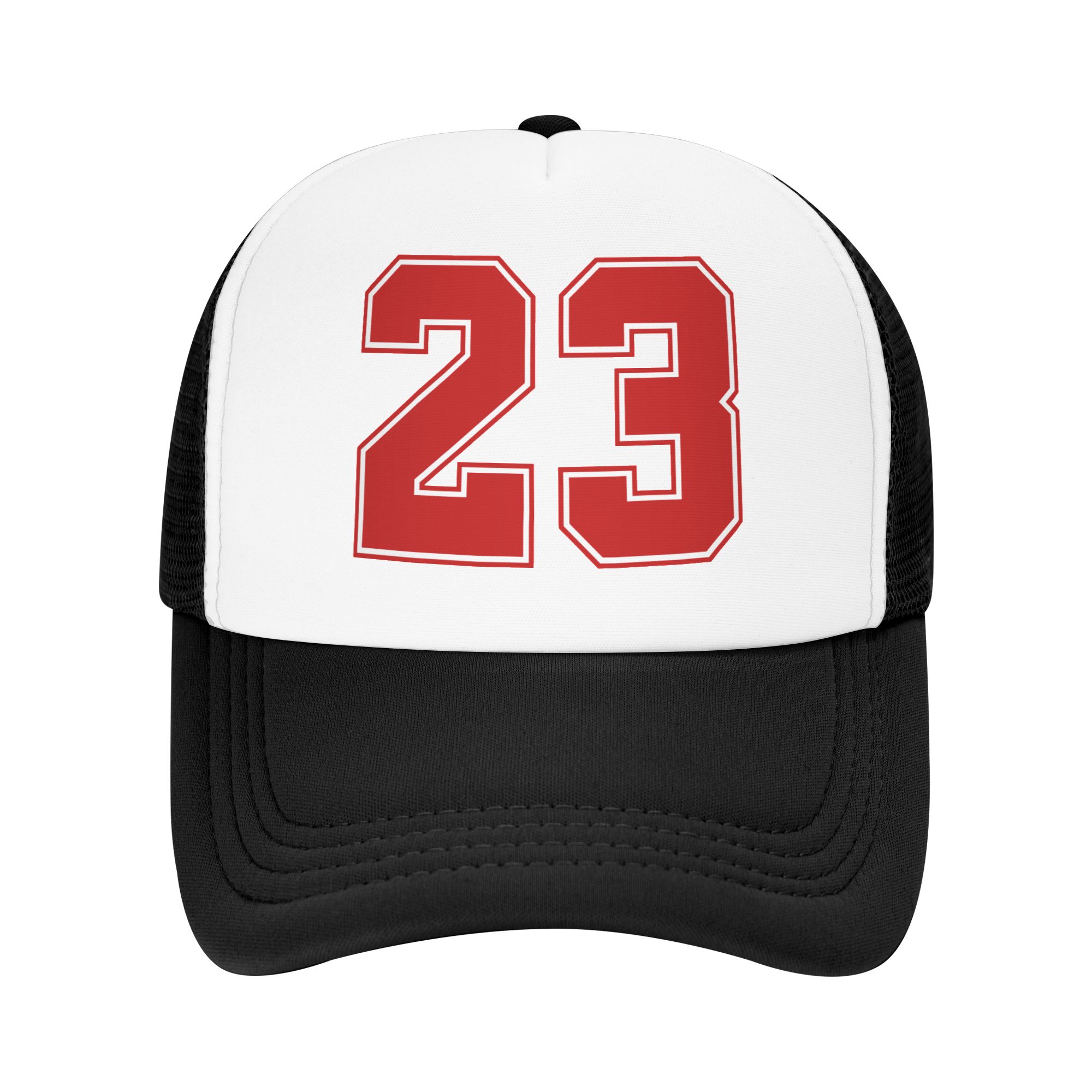 Trucker Hat Cap - クラシック 23 ナンバー ベースボール キャップ メンズ