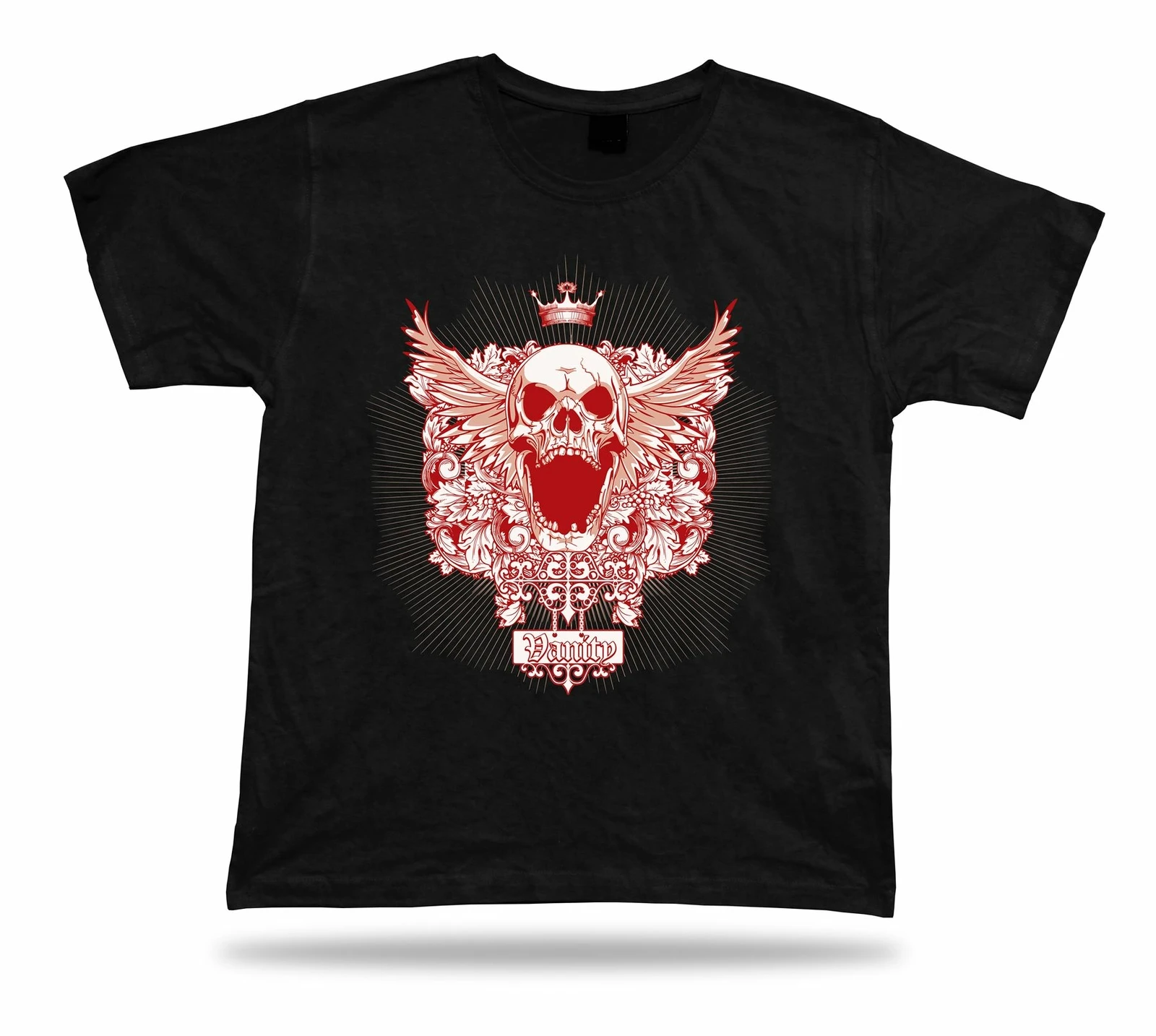 Men Fashion King - キング・オブ・ロア スカルズ ファッション ユニセックス Tシャツ Tシャツ
