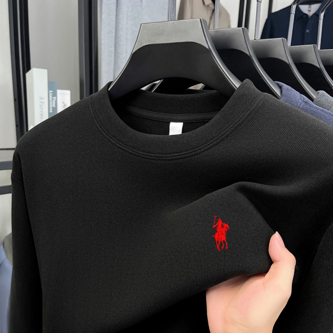 Men'S Fashion T Shirts - 柔らかなコットン素材の高級ブランドメンズ長袖ラウンドネックTシャツ、秋のファッション、刺繍入りルーズフィット韓国風スウェットシャツ、カジュアルトップス