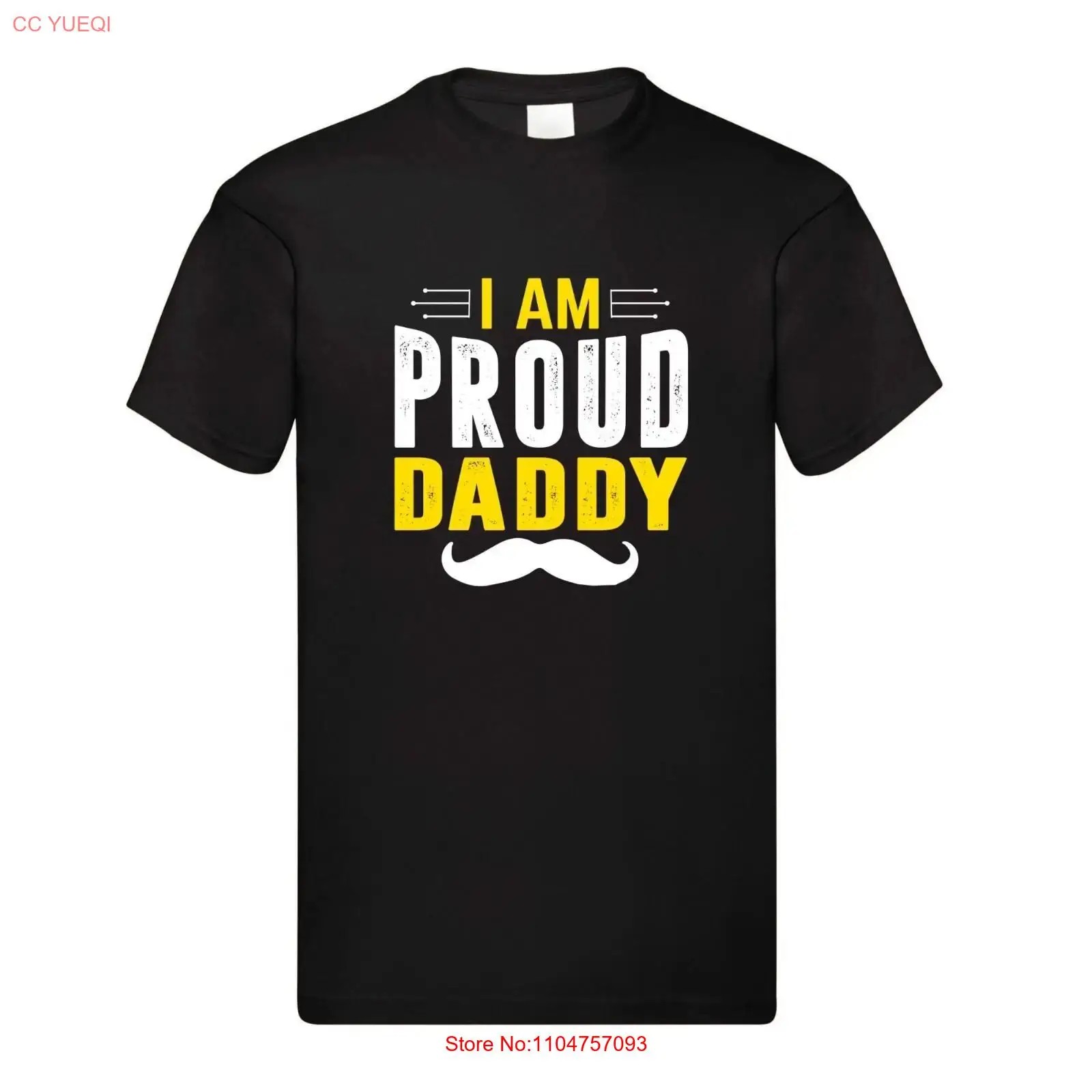 Men Fashion Kids - 私は誇り高いお父さんです 父の日Tシャツ ブラック 大人用 キッズ ヴィンテージ風