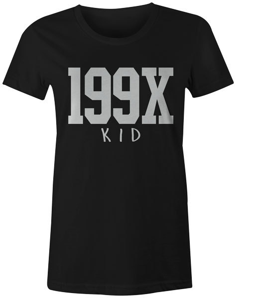 Men Fashion Kids - 199x キッド レディース Tシャツ レトロ Tumblr