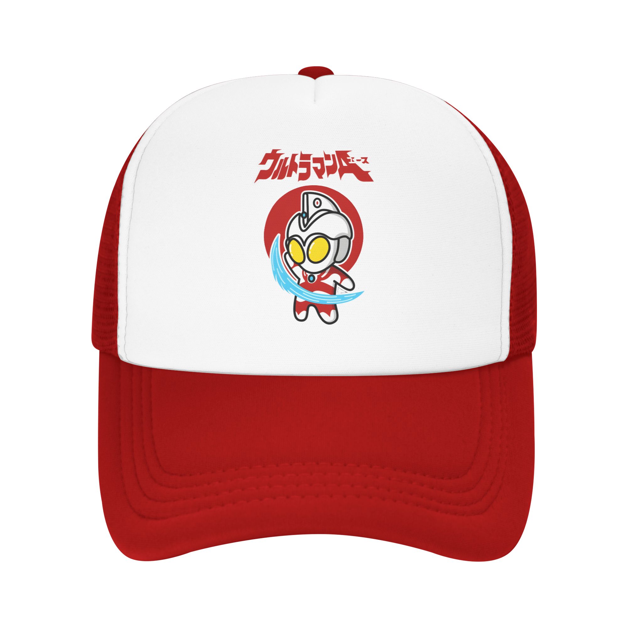 Trucker Hat Cap - ウルトラマンズフォームトラッカーハットユニセックス夏通気性メッシュ野球帽レジャーサンハット調整可能