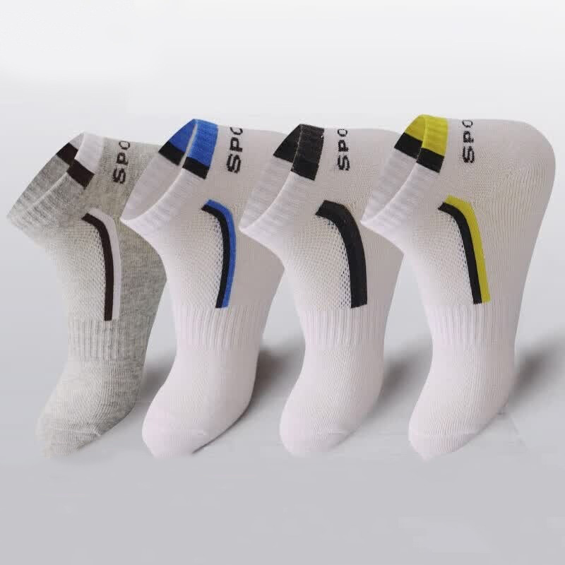 Socks Ankle Men - 2足セット メンズ コットン混紡ソックス カジュアル ファッション ストリート