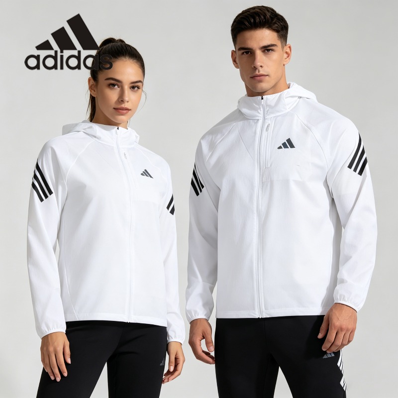 Windbreaker Men Zip - アディダス ウーブン クロップド フード ジップ ウィンドブレーカー