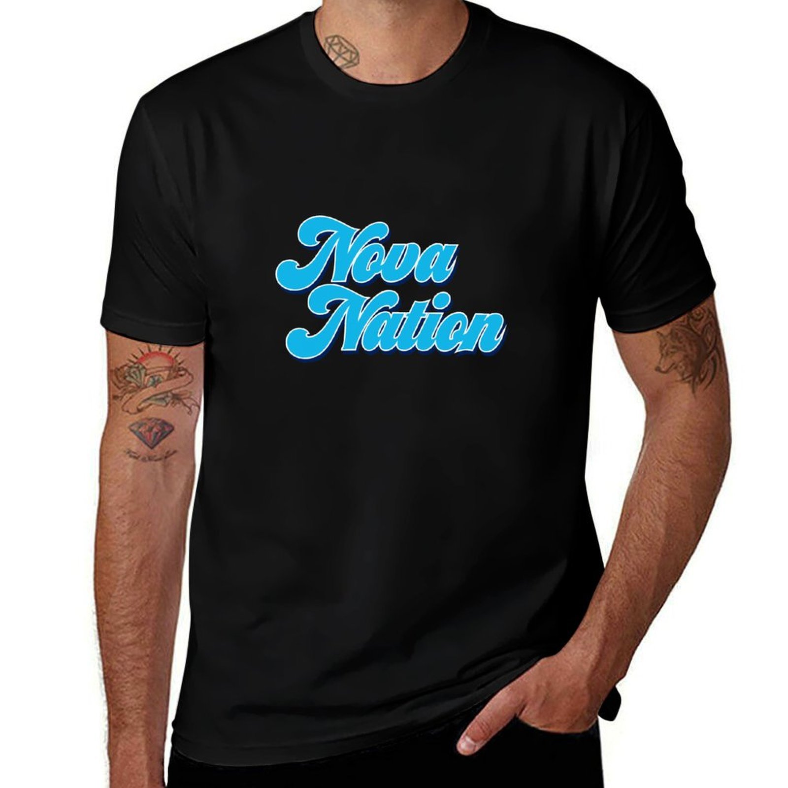 Men'S Fashion Nova - nova nation Tシャツ ストリートファッション カジュアル Tシャツ