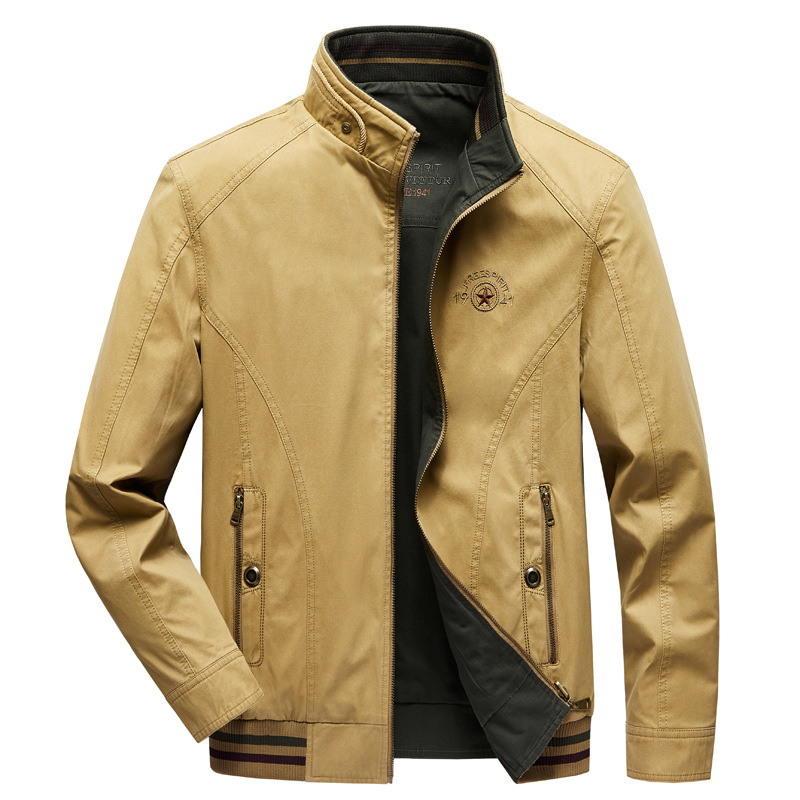 両面着用ハイキングジャケット男性防水ジップアップジャケット軽 - Windbreaker Men Zip のレビューと価格
