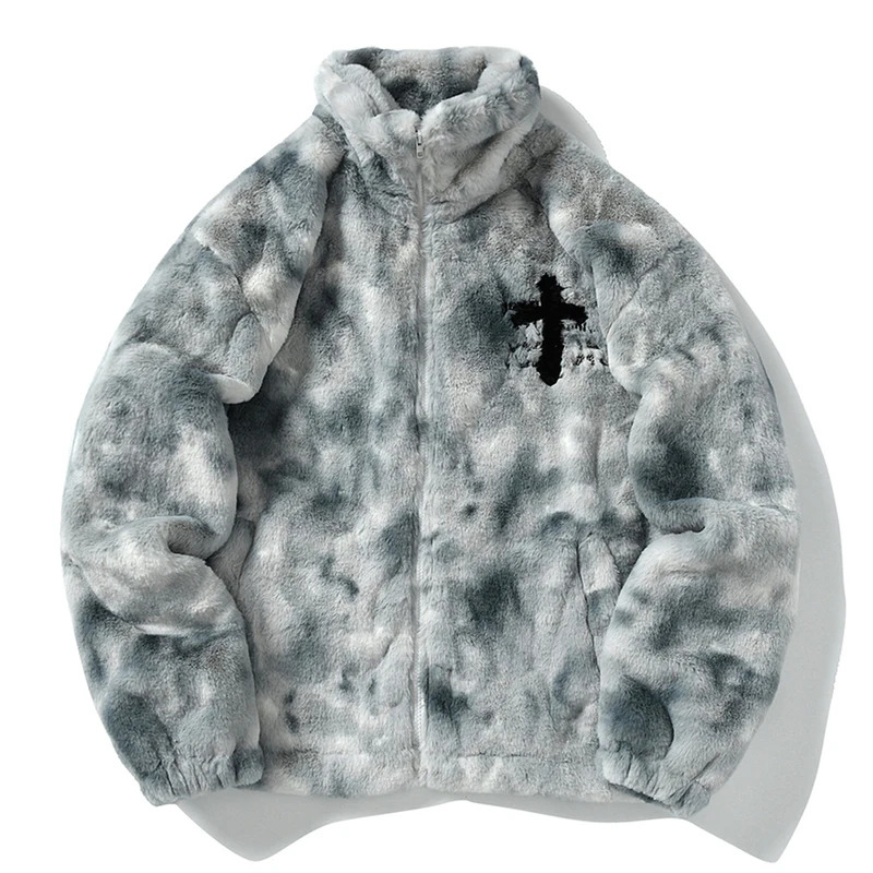 ストリートウェア ヴィンテージ フリースジャケット クロス刺 - Sherpa Jacket Fleece のレビューと価格