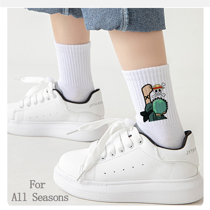 アニメワンピース男性スポーツロングソックスルフィゾロチョッパ - Socks Ankle Men のレビューと価格