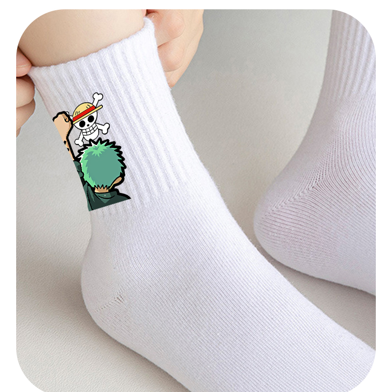 アニメワンピース男性スポーツロングソックスルフィゾロチョッパ - Socks Ankle Men のレビューと価格