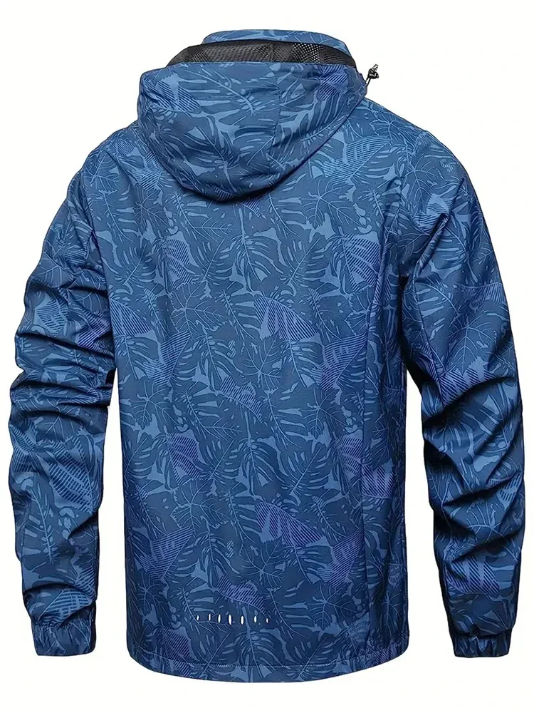 メンズカジュアル防水ウインドブレーカー釣りハイキングジャケッ - Windbreaker Men Zip のレビューと価格
