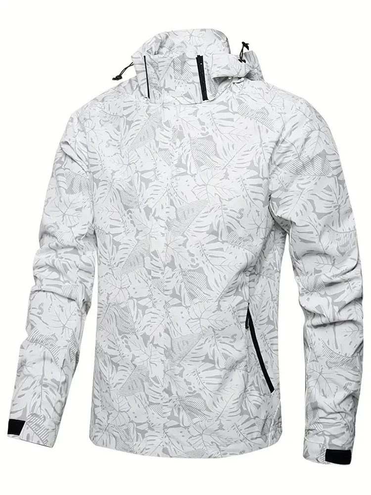 メンズカジュアル防水ウインドブレーカー釣りハイキングジャケッ - Windbreaker Men Zip のレビューと価格