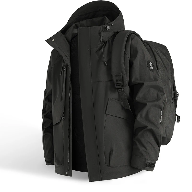 防水ジャケット男性屋外ハイキングキャンプウインドブレーカーフ - Windbreaker Men Zip のレビューと価格