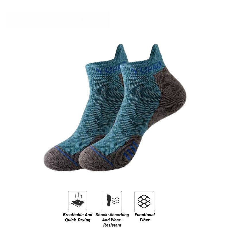 新しいメンズプロスポーツショートソックス厚いタオル速乾性汗を - Socks Ankle Men のレビューと価格