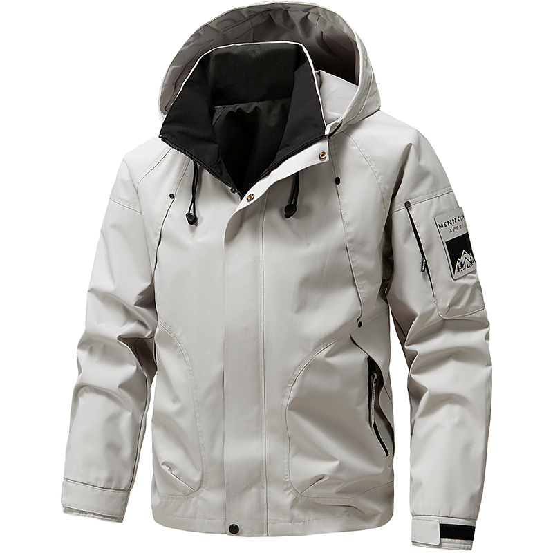 ストリートウェア アビエイタージャケット メンズ アウトドア - Windbreaker Men Zip のレビューと価格
