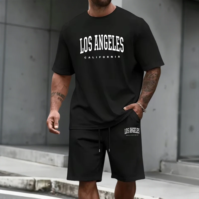 メンズトラックスーツ半袖トップスと膝丈ショーツ2026夏デイ - Mens Fashion Ideas のレビューと価格