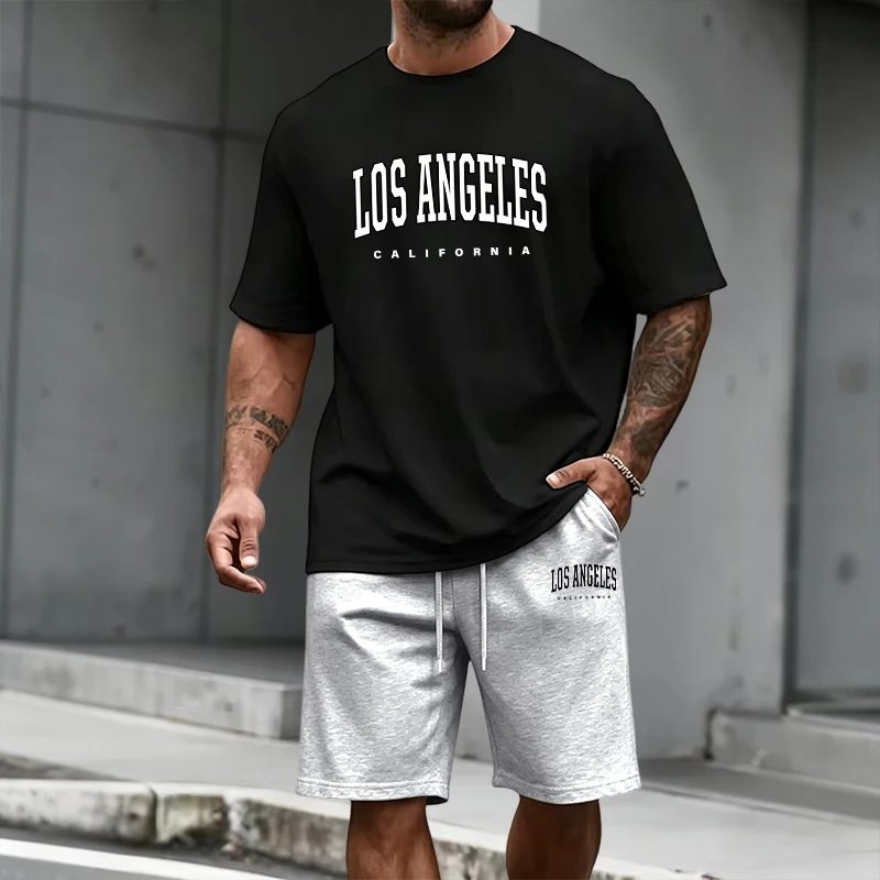 メンズトラックスーツ半袖トップスと膝丈ショーツ2026夏デイ - Mens Fashion Ideas のレビューと価格