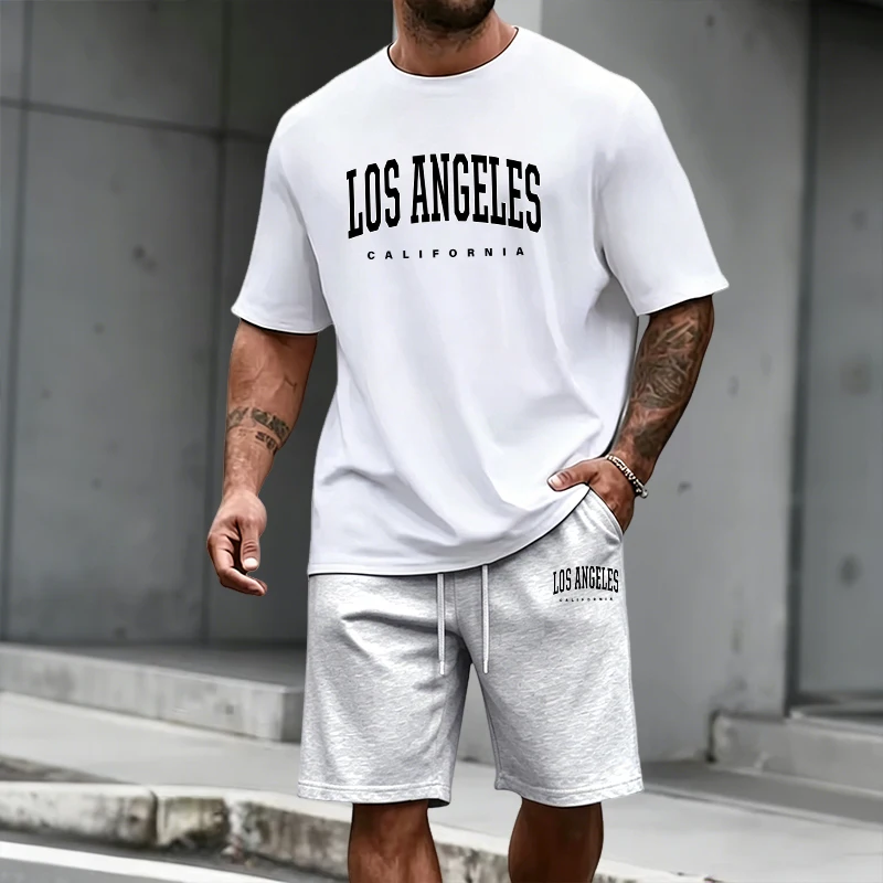 メンズトラックスーツ半袖トップスと膝丈ショーツ2026夏デイ - Mens Fashion Ideas のレビューと価格