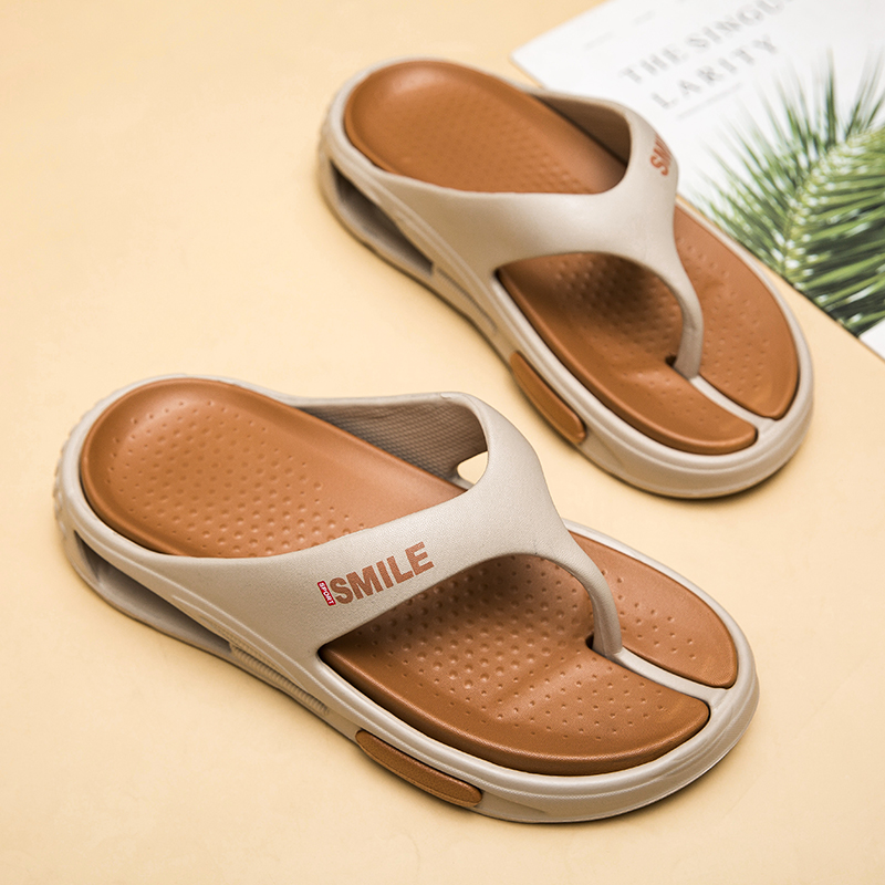 夏のメンズビーチサンダル、屋内外兼用スリッパ、柔らかく快適な - Men'S Fashion For 30 Year Olds のレビューと価格