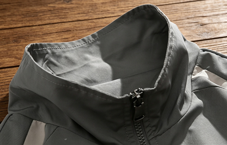 メンズ ネイビー ホワイト カラーブロック トラックジャケッ - Windbreaker Men Zip のレビューと価格