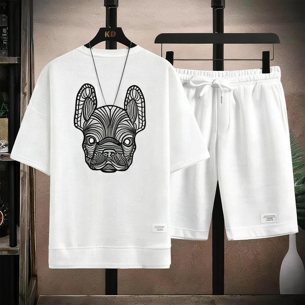 夏のメンズ速乾カジュアル半袖Tシャツとショートパンツセットシ - Mens Fashion Ideas のレビューと価格