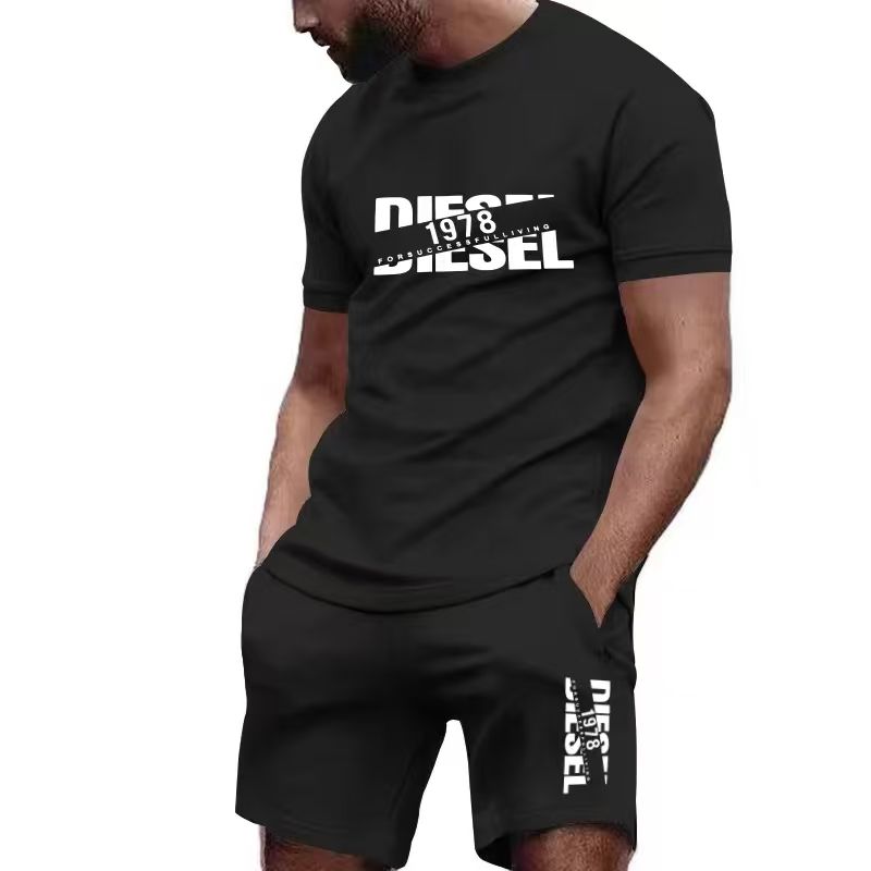 2026年新作夏メンズTシャツ+ショートパンツセット、プリン - Mens Fashion Ideas のレビューと価格