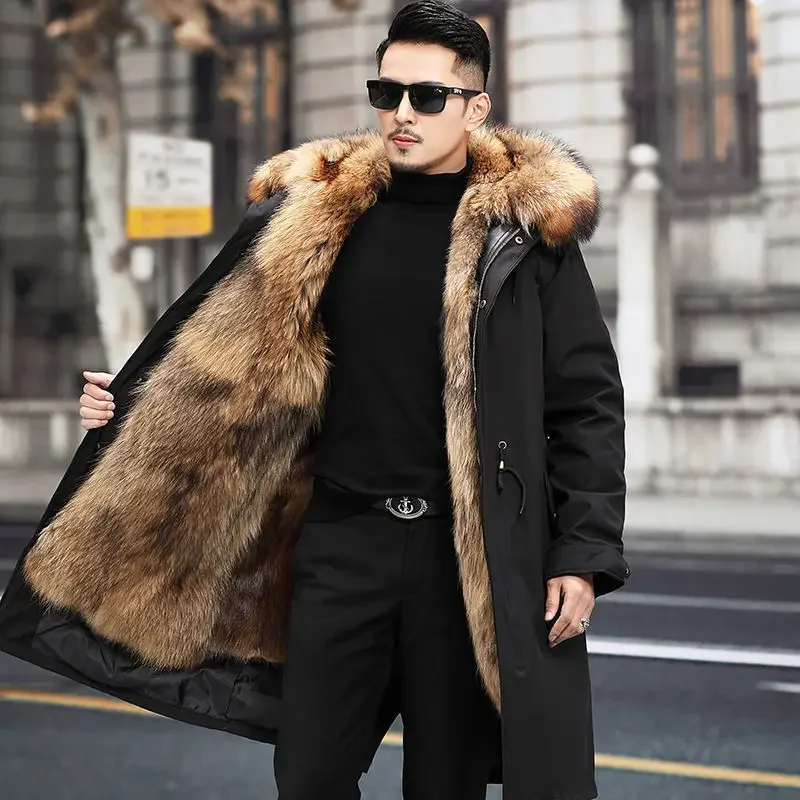 メンズ厚手の暖かいロングコート,春の毛皮のように,取り外し可 - Sherpa Jacket Fleece のレビューと価格