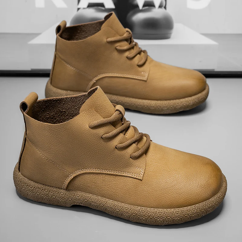 メンズ アンクルブーツ ブラウン ショートブーツ 高級靴 パ - Men'S Fashion For 30 Year Olds のレビューと価格