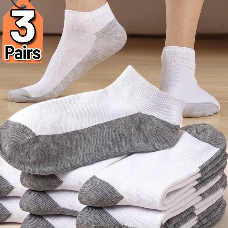 夏薄型アンクルソックス男性通気性高品質カジュアルユニセックス - Socks Ankle Men のレビューと価格
