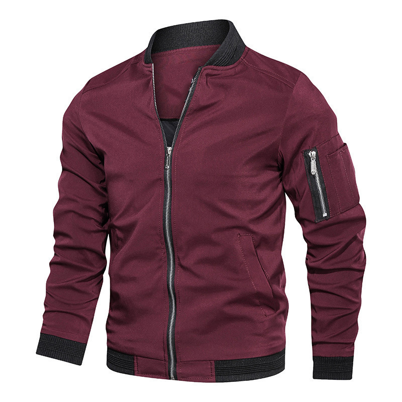 春秋メンズウインドブレーカージャケットカジュアル軽量ジャケッ - Windbreaker Men Zip のレビューと価格