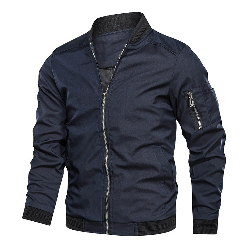 春秋メンズウインドブレーカージャケットカジュアル軽量ジャケッ - Windbreaker Men Zip のレビューと価格