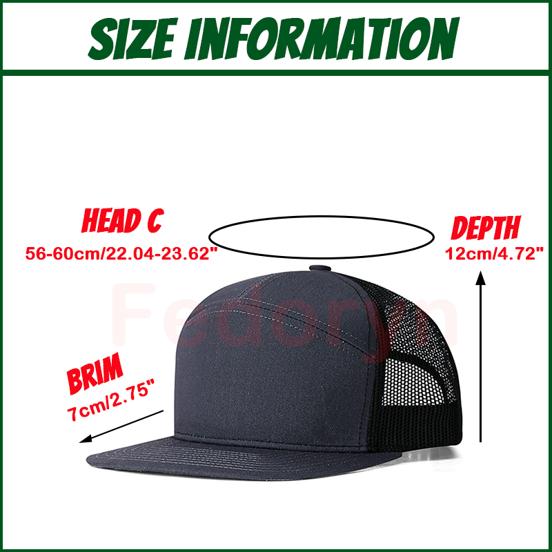 Fedoryn カスタム刺繍ロゴリチャードソン帽子ブランドデ - Trucker Hat Cap のレビューと価格