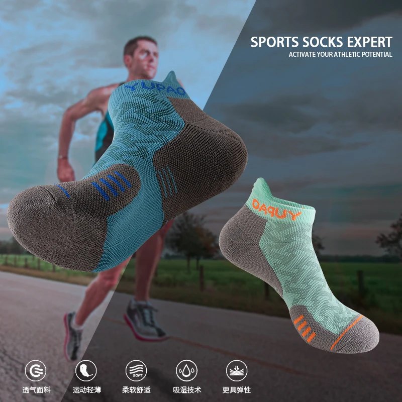 3 ペア新しいメンズプロスポーツショートソックス厚いタオル速 - Socks Ankle Men のレビューと価格