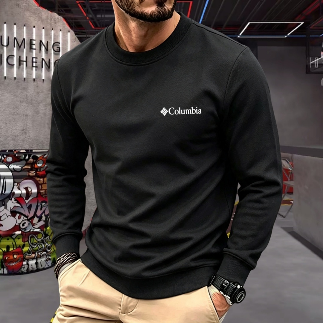 100%純綿製の高級ブランドメンズ長袖ポロシャツ、秋冬向けフ - Men'S Fashion T Shirts のレビューと価格