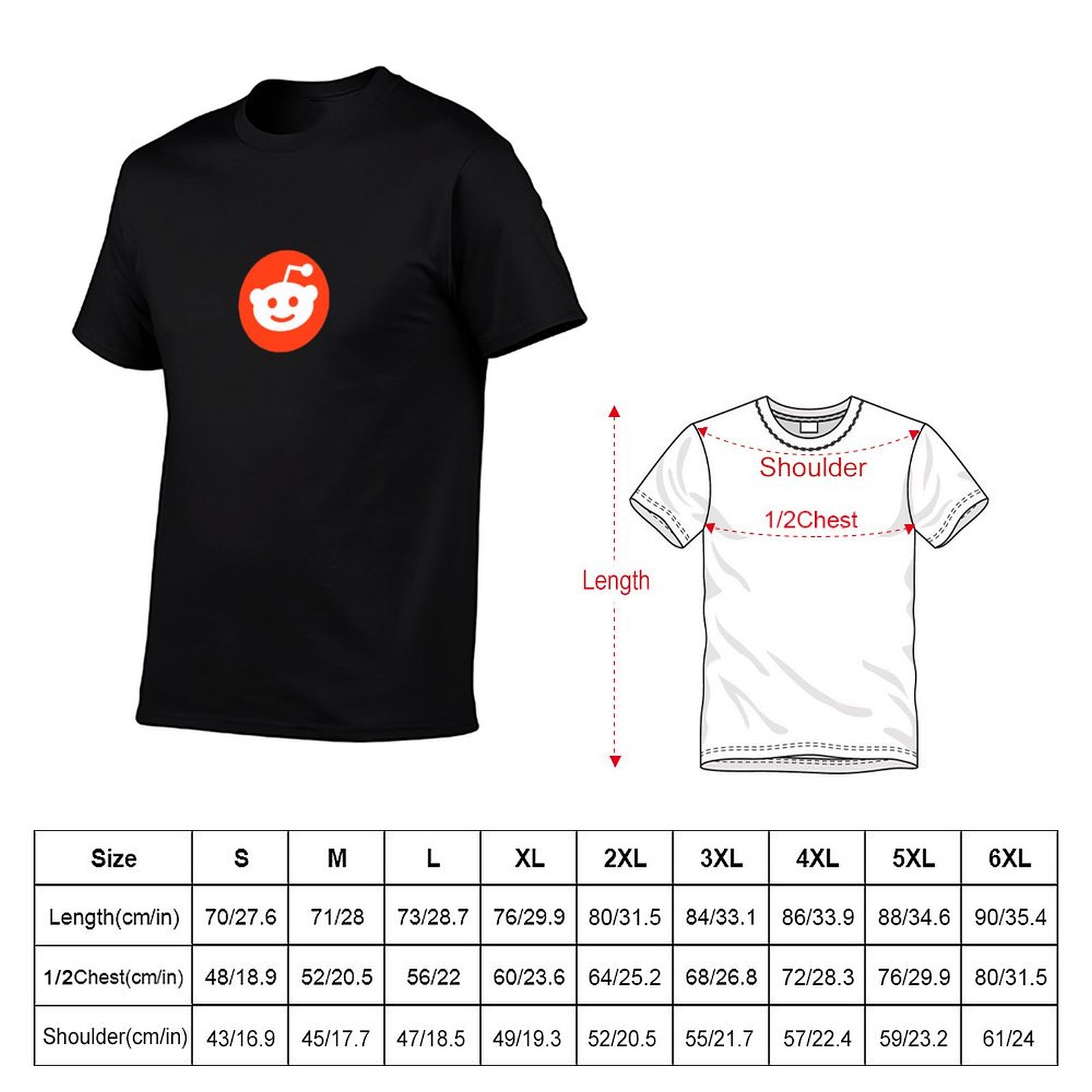 Reddit ロゴ T シャツ ファッション レタープリント - Men'S Fashion Reddit のレビューと価格