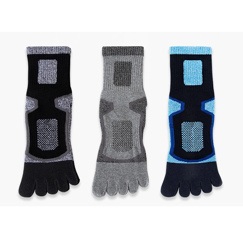 1/3/5 ペアつま先スポーツショートソックス男性厚い圧縮メ - Socks Ankle Men のレビューと価格