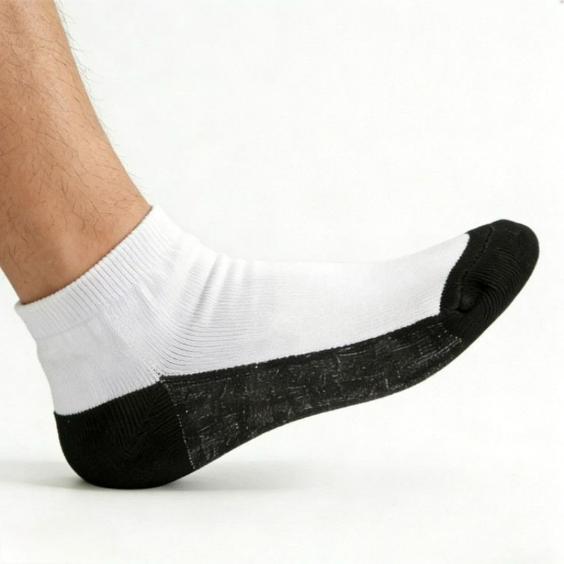 1/6 ペア抗臭アンクルソックス男性ニットストッキングスポー - Socks Ankle Men のレビューと価格