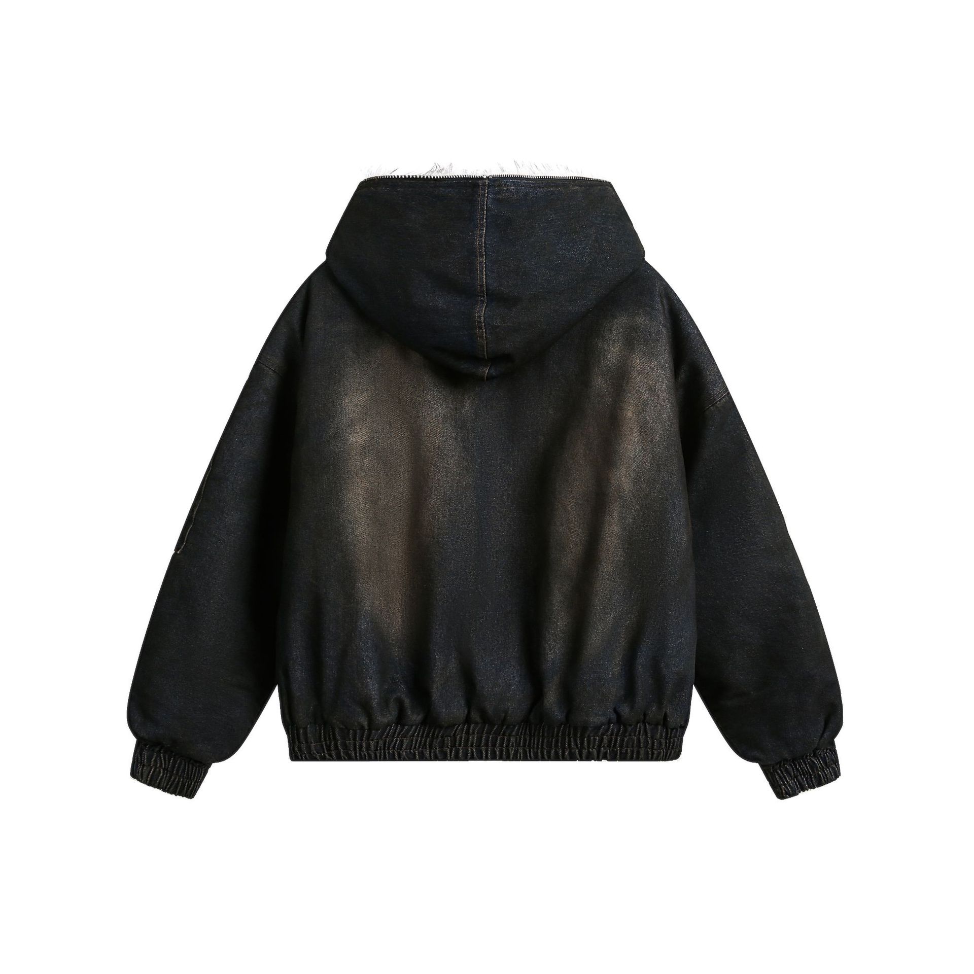 2025年冬新作 アメリカンウォッシュ加工 フード付きコット - Sherpa Jacket Fleece のレビューと価格