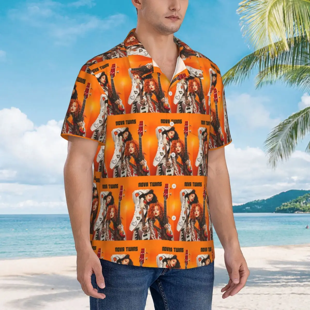 Nova Twins メンズ シャツ ハワイアン半袖シャツ  - Men'S Fashion Nova のレビューと価格