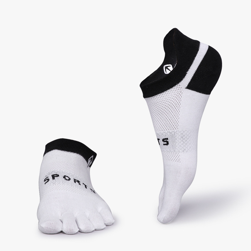 1 ペア男性用クールマックストゥボートソックス通気性のある綿 - Socks Ankle Men のレビューと価格