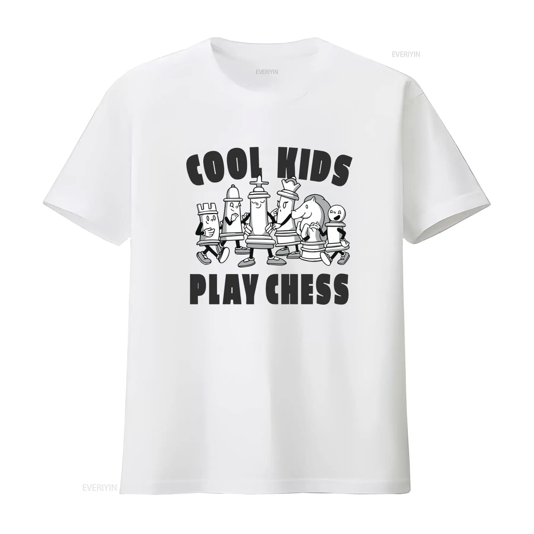 クールキッズプレイチェス 100 コットン Tシャツ 楽しい - Men Fashion Kids のレビューと価格