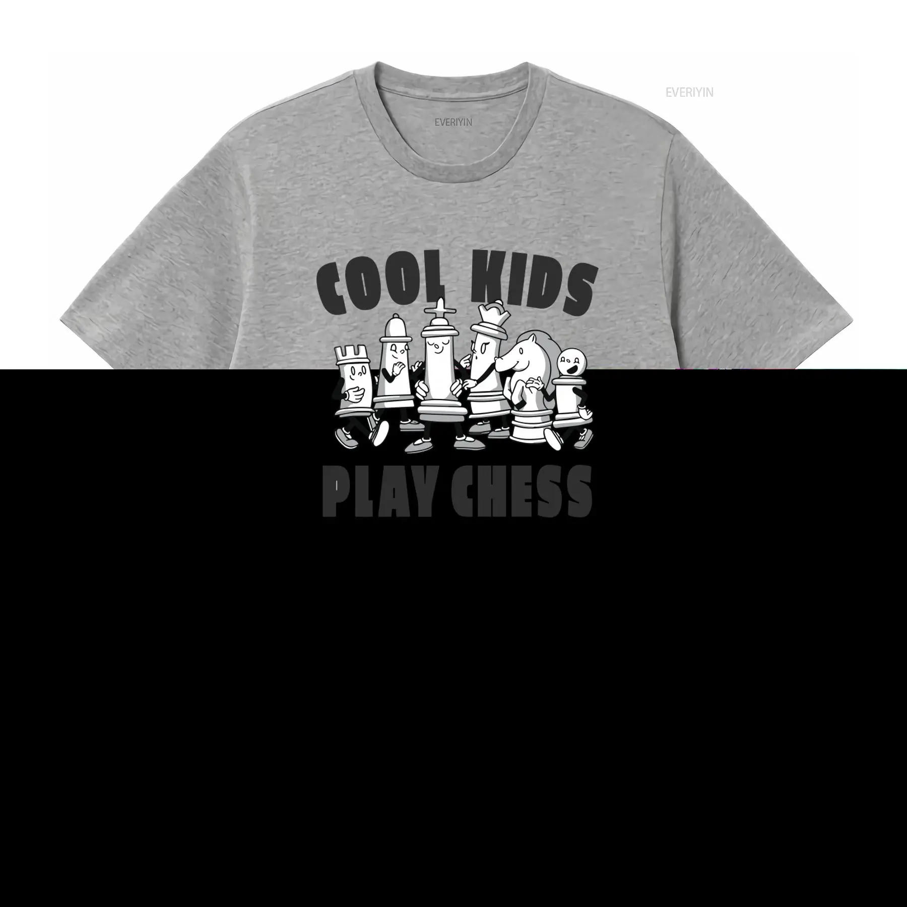 クールキッズプレイチェス 100 コットン Tシャツ 楽しい - Men Fashion Kids のレビューと価格