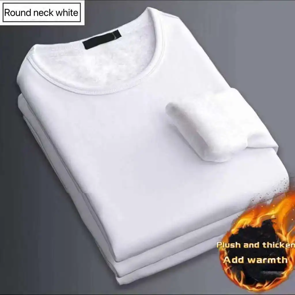 冬のメンズ長袖サーマルアンダーウェア Tシャツフリースボトリ - Men'S Fashion T Shirts のレビューと価格