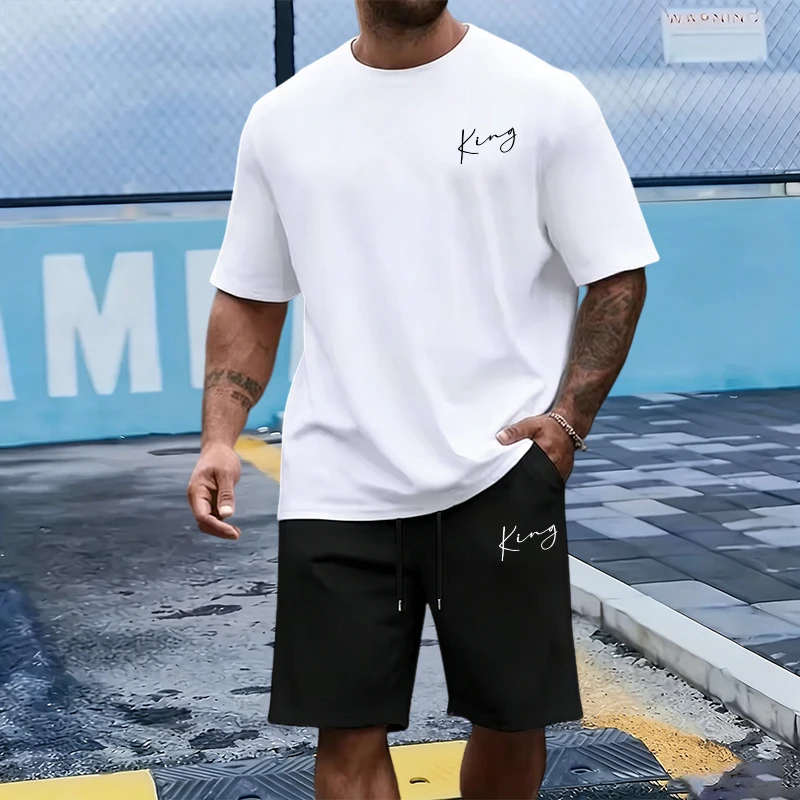 キングレター メンズセット コットンTシャツ スポーツショー - Men Fashion King のレビューと価格