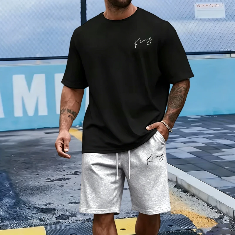 キングレター メンズセット コットンTシャツ スポーツショー - Men Fashion King のレビューと価格