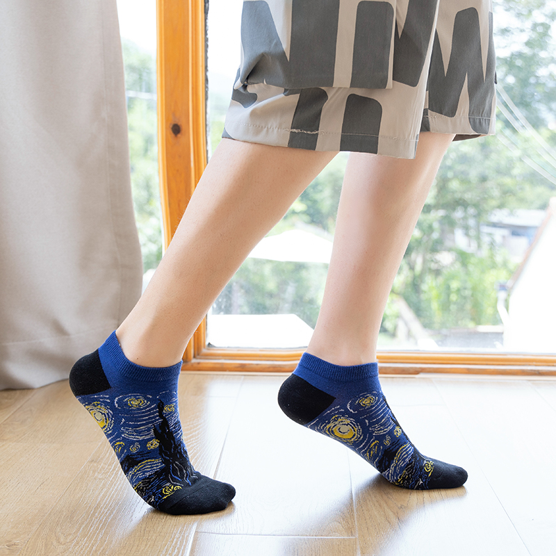 1/5ペア コームドコットン アンクルソックス メンズ レデ - Socks Ankle Men のレビューと価格