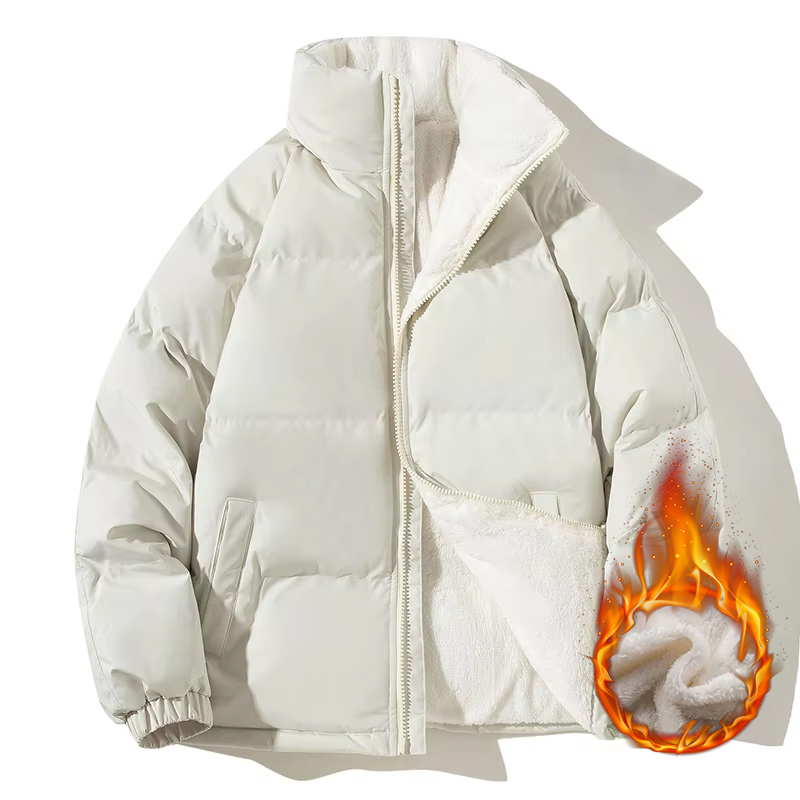 カップルスタイル厚手暖かいシェルパメンズパーカー冬ルーズスタ - Sherpa Jacket Fleece のレビューと価格