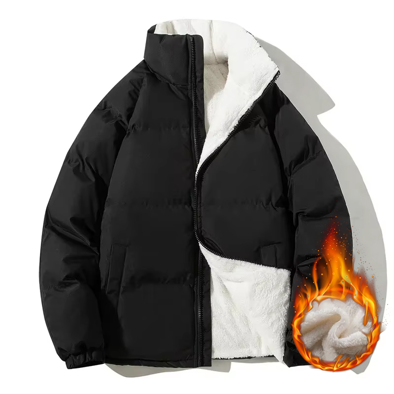 カップルスタイル厚手暖かいシェルパメンズパーカー冬ルーズスタ - Sherpa Jacket Fleece のレビューと価格