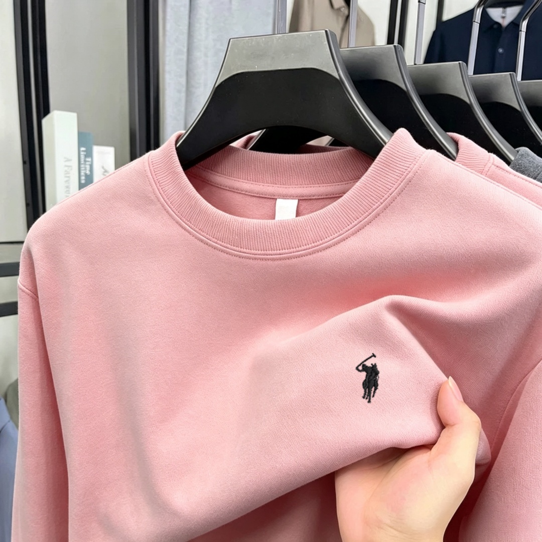 柔らかなコットン素材の高級ブランドメンズ長袖ラウンドネックT - Men'S Fashion T Shirts のレビューと価格