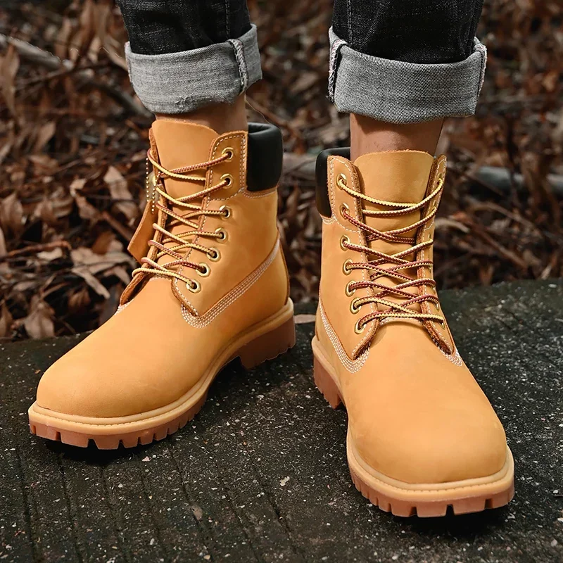 ブーツ メンズ ハイカットブーツ 高品質 レディース レザー - Men'S Fashion For 30 Year Olds のレビューと価格
